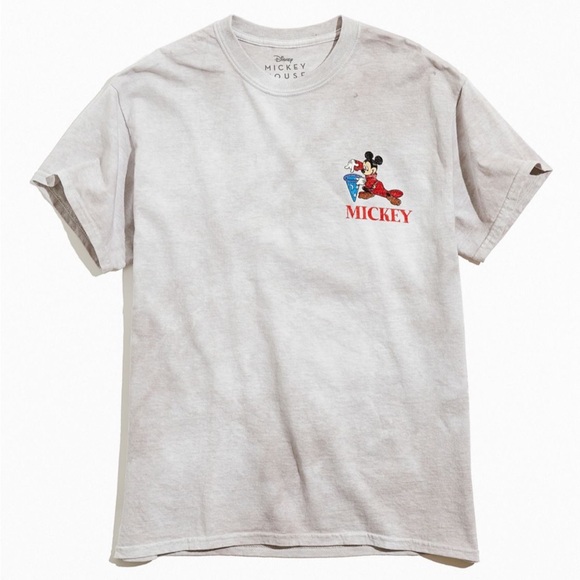 NWT Disney Fantasia Retro Mickey Mouse UO Exclusive Classic Tie-Dye T-Shirt - Picture 2 of 4